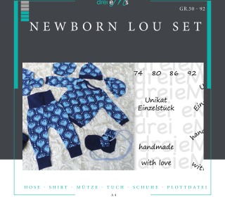 Ebook Newbornset LOU komplett + gratis Plotter-Datei