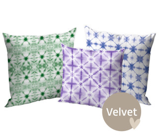Kissenstoff - DIY - Kissen-Set - Tie Dye Sommer - Kreativquartier - Velvet - abby and amy
