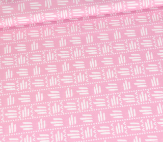 Badelycra - Strichmuster - Abstrakt - Rosa - abby and amy