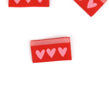 1 Label - Drei Herzen - Rot - jojulein design