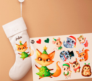 Onkel Bo's Bügelbilder - DIN A4 - Süße Weihnachtszeit