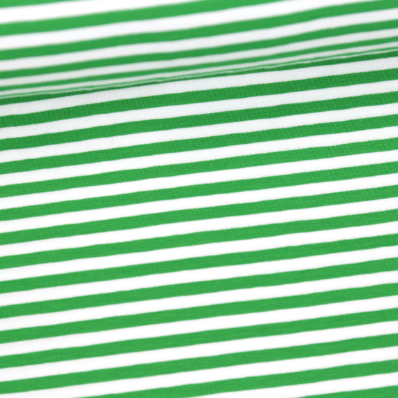 Baumwolle Stoff Jersey Stoff Gestreift Bunt Jersey Stoff GrÃ¼n