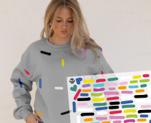 Onkel Bo's Bügelbilder - DIN A4 - Konfetti - Sprinkles