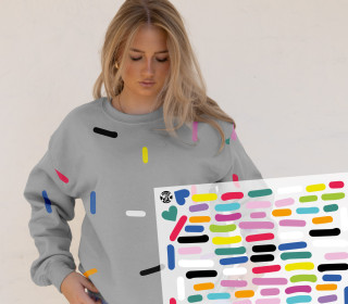 Onkel Bo's Bügelbilder - DIN A4 - Konfetti - Sprinkles