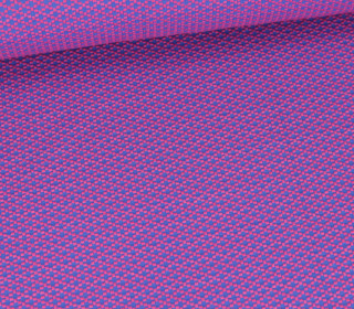 Bio-Elastic Minijacquard Jersey - 3D - Moody Knit - Choose Your Vibe - Hamburger Liebe - Himmelblau/Pink