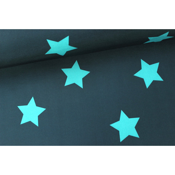 Digitaldruck Softshell Sterne Softshell Stoff Sterne Jersey Stoff