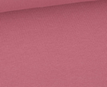 Bündchen Standard - Feine Rippen - Uni - Altrosa Dunkel - #473