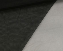 Feiner Tüllstoff - Weich - Uni - Schwarz