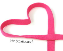 1m flache Kordel - Hoodieband - Kapuzenband - Pink