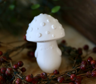 2. WAHL - Silikon - Gießform - Heiterer Pilz - Mini - Herbstdeko - vielfältig nutzbar