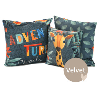 Kissenstoff - DIY - Kissen-Set - Adventure Collection - Frida Kreativ - Velvet - abby and amy