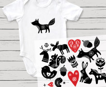 Onkel Bo's Bügelbilder - DIN A4 - Scandic Animals