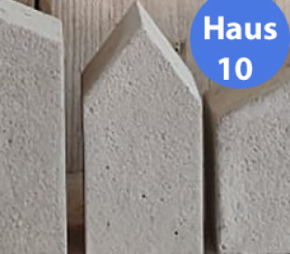 Silikon - Gießform - Häuser - einfach - schlichte Formen - schön - Haus 10 - vielfältig nutzbar