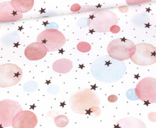 Sommersweat - Bubbles And Stars - Weiß - Bio Qualität - abby and me