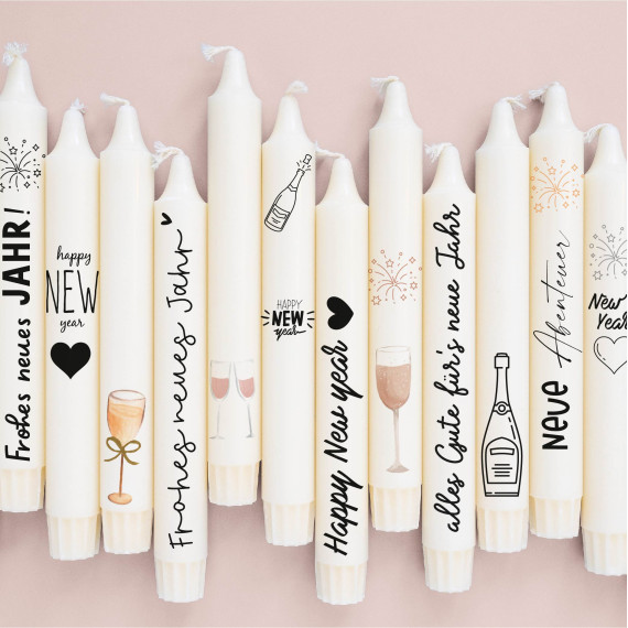 DIN A4 - Tattoofolie - Silvester