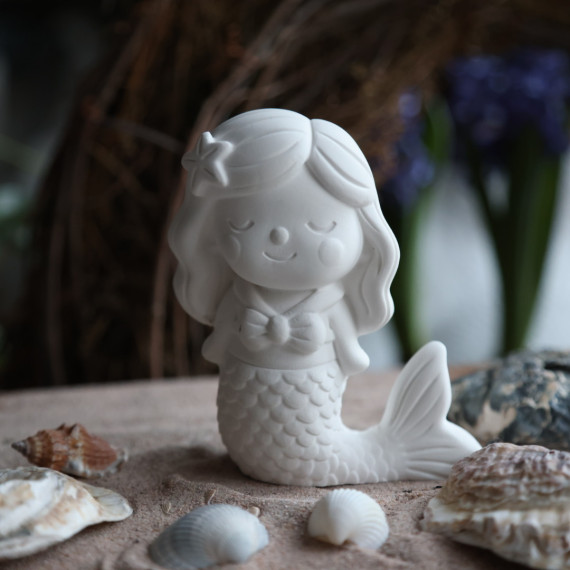 Silikon - Gießform - große Meerjungfrau - Seebären Bande - maritim - vielfältig nutzbar