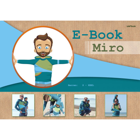 Ebook - Kapuzenpullover -  "Miro für Herren S-3XL"