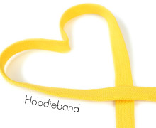 1m flache Kordel - Hoodieband - Kapuzenband - Gelb