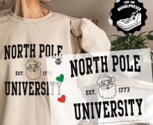 Onkel Bo's Bügelbilder - DIN A4 - North Pole University - BIG - Weihnachten
