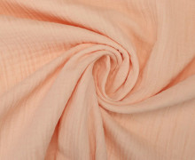 Bio Musselin Lotta - Muslin - Uni - Organic Cotton - Double Gauze - Blassrosa