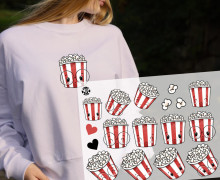 Onkel Bo's Bügelbilder - DIN A4 - PopcornBox - Rot