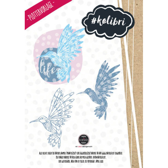 Plottervorlage Kolibri