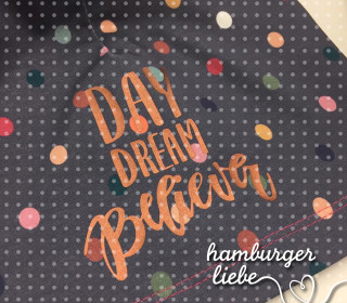 Poster mit Friedenstaube von hamburgerliebe