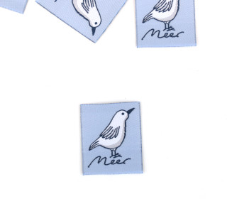 1 Label - Möwe - Meer - Hellblau - EMJO-DESIGN