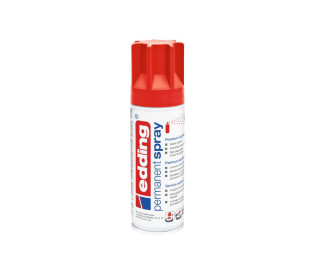 1 Permanentspray - Premium Acryllack - edding 5200 - Verkehrsrot Matt (col. 902)