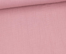 Musselin - Muslin - Double Gauze - Uni - Altrosa - 125g - Schnuffeltuch - Windeltuch
