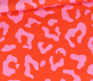 Outdoorstoff - Vibrant Valentine - Leo - Orangerot - abby and amy
