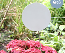 Silikon - Gießform - Kreis auf Stange - Kreis Groß - für Sprüche oder Gesichter -vielfältig nutzbar