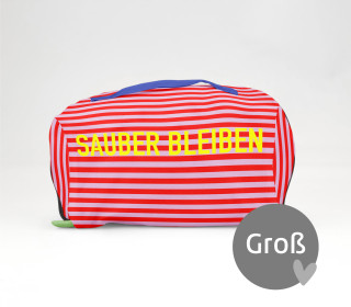 DIY-Nähset - Kosmetiktasche - Binz - Groß - Sauber Bleiben - anlukaa - abby and amy