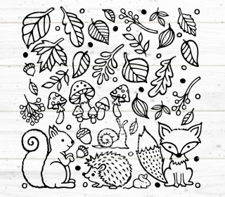 Mega Herbst Bundle Plotterdatei SVG DXF FCM