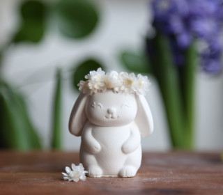 Silikon - Gießform - Mini - Hase - Gartenfreunde - vielfältig nutzbar