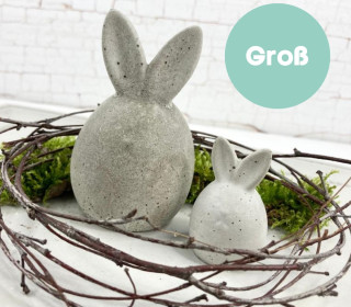 Silikon - Gießform - Osterhasen Ei - GROß - vielfältig nutzbar