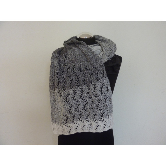 Strickanleitung - Schal "Grey"