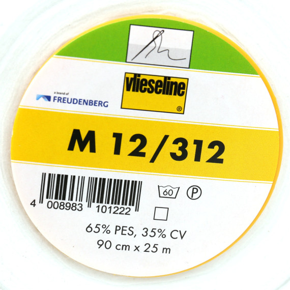 1 Meter Vlieseline - M 12/312 - Näheinlage - Freudenberg - Weiß