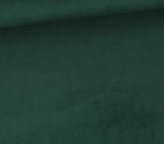 Nicki Feincord Jersey - Weich - Elastisch - Uni - Opalgrün