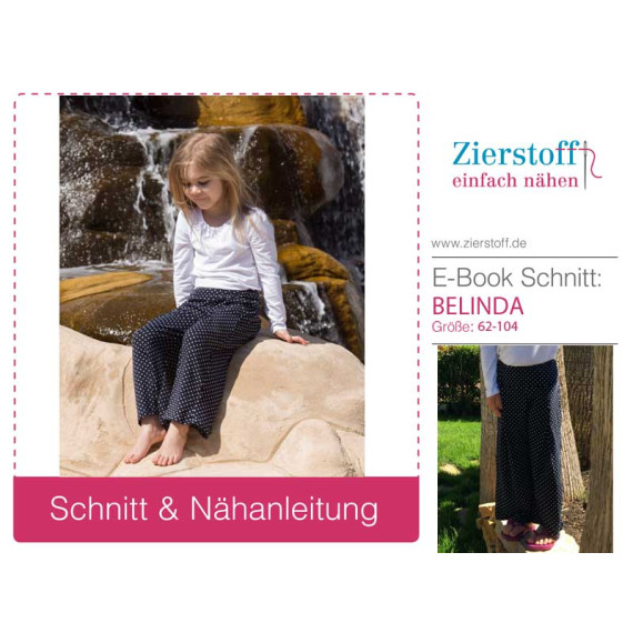 E-BOOK – Haremshose/weite Hose “BELINDA”, Gr. 62 – 104