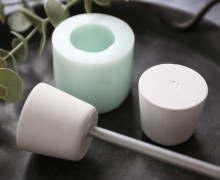 Silikon - Gießform - Halterung - z.B. für Allium / Blumenkugeln & Co. - vielfältig nutzbar