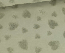 Frottee Jacquard - Herzen - Qjutie & the Qjutest - Uni - Khaki
