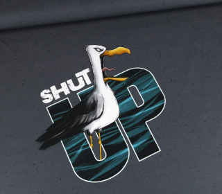Canvas - Seagull Ole - Paneel - Thorsten Berger - Dunkelgrau