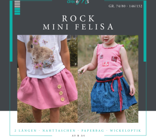 Rock mini FELISA Gr. 74/80 - 146/152