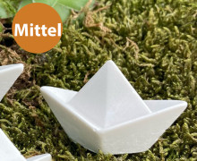 Silikon - Gießform - Kleine Origami-Bötchen - Papierschiffchen - Mittel - vielfältig nutzbar