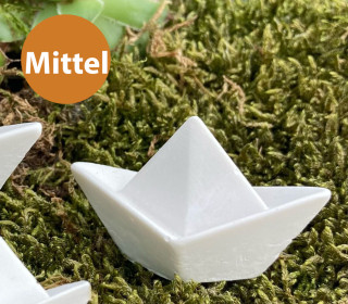 Silikon - Gießform - Kleine Origami-Bötchen - Papierschiffchen - Mittel - vielfältig nutzbar