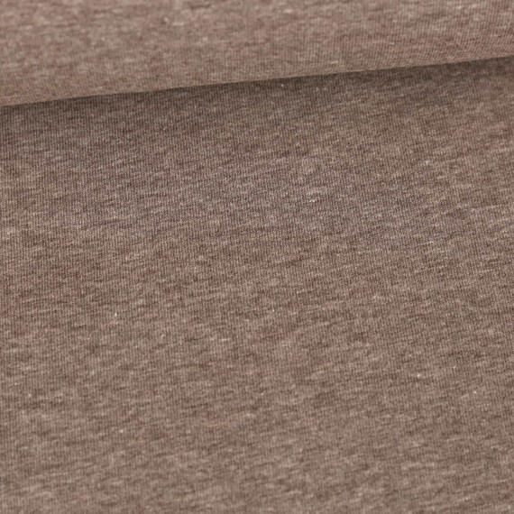 Jersey Smutje - Hell Meliert  - 150cm - Dunkelbraun - #696