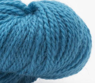British Blue Wool Fingering - Deep Ocean