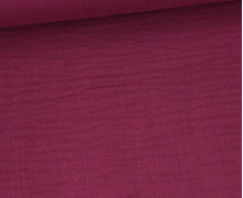 Musselin - Muslin - Double Gauze - Glitzer - Beere