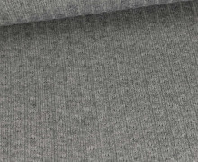 Viskose Feinstrick - Zopfmuster - Uni - Grau